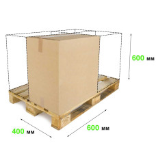 Гофрокороб 600*400*600 P - 32bc Brown