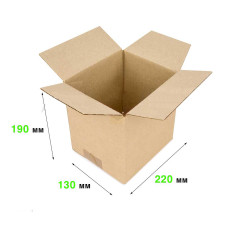 Картонна коробка 220*130*190 T -24b Brown