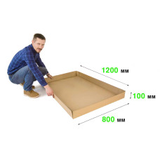 Гофрокороб кришка-дно 1200*800*600 П−32BC коричневий