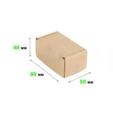 Самозбірна коробка 80*50*40 мг Т -24e бурий